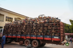 Ministry of Food and Agriculture takes delivery of seized Water Pumps for Farmers in the Northern Regions