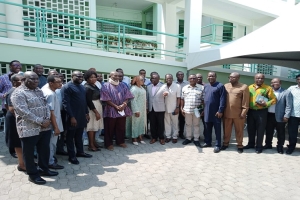 Hon. Mavis Hawa Koomson, Minister with oversight responsibility for the Agriculture Ministry rallies support to deliver.