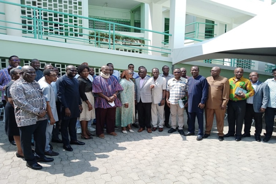 Hon. Mavis Hawa Koomson, Minister with oversight responsibility for the Agriculture Ministry rallies support to deliver.