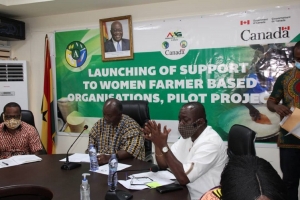 Ministry of Food and Agriculture and Global Affairs Canada announced a GHC 2.5 million pilot support to Women’s Farmer-Based Organizations (WFBOs)