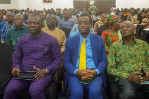 Dr. Bryan Acheampong Minister for Food and Agriculture, Hon Daniel Kwaku Botwe, Minister MLGRD engages Regional Ministers, Municipal, Metropolitan and District Chief executives, Regional and District Directors of Agriculture on PFJ Phase II.