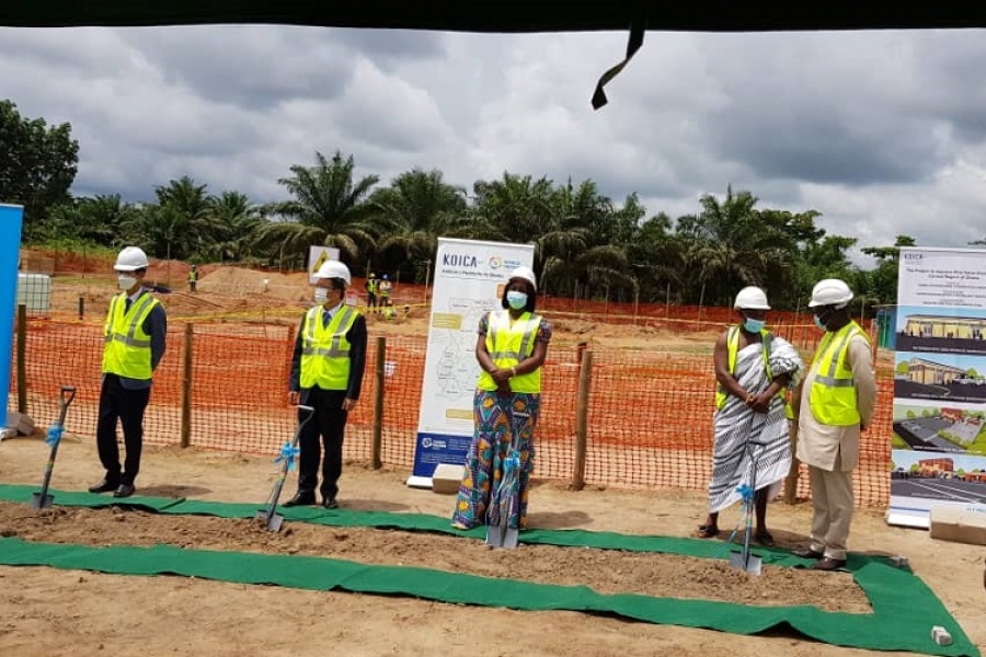 Ministry of Food and Agriculture, Korea International Cooperation Agency (KOICA) launches Rice Value Chain Improvement Project in Central Region.