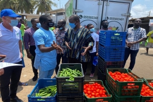 The Ministry of Food and Agriculture and Agritop Limited donates Vegetables to Zongo and Inner cities
