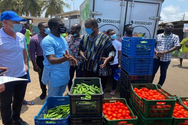 The Ministry of Food and Agriculture and Agritop Limited donates Vegetables to Zongo and Inner cities