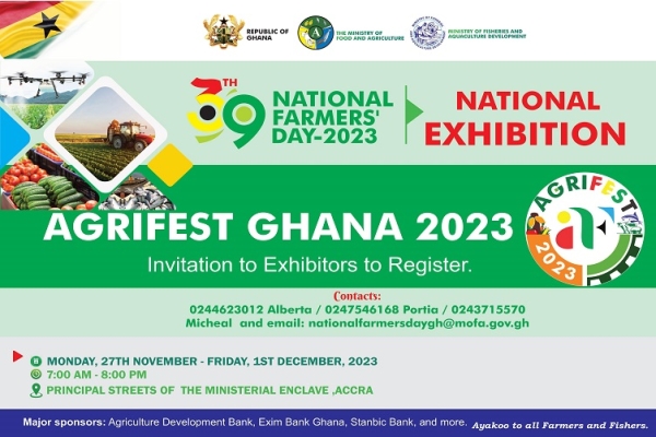 Notice to the general public and Government Institutions on a roadblock during the 39th National Farmers' Day Celebration