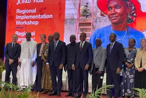 The Minister for Food and Agriculture addressed the JLIFAD/FIDA Regional Implementation Workshop and Regional Farmers’ Forum in Abidjan.