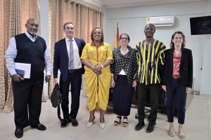 The Food and Agriculture Organization (FAO) Mission Team Calls on Hon. Minister for Agriculture (Caretaker) Mavis Hawa Koomson