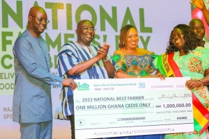 It was a delight to see a female, Madam Charity Akortia, win the 2023 -National Best Farmer, women have a key role under PFJ 2.0: Dr. Bryan Acheampong