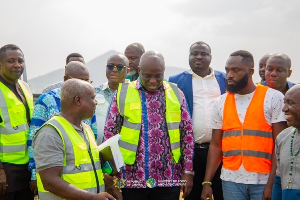 Agric Minister assures resumption of Kpong Irrigation Scheme Works
